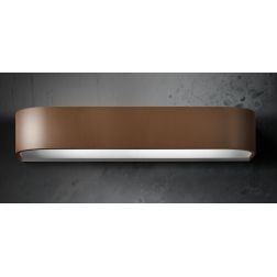 HANDLES APPLIQUE MODERNA IN METALLO 14 COLORI LED 20W LARGA CM 31,5 PROMOINGROSS - Cristalensi Shop Online