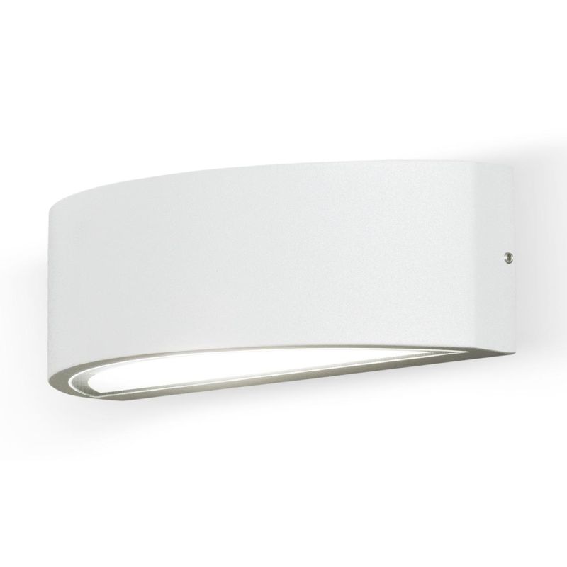LENTE APPLIQUE ESTERNO ANTRACITE BIANCO O GRIGIO IP54 MODERNO LAMPADINA LED SOSTITUIBILE PROMOINGROSS - Cristalensi Shop Online