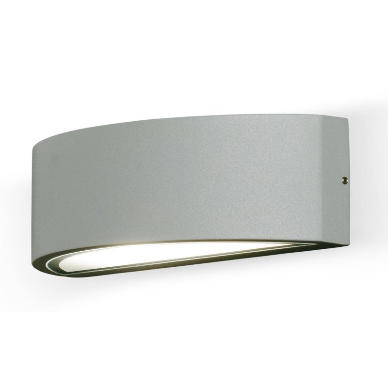 LENTE APPLIQUE ESTERNO ANTRACITE BIANCO O GRIGIO IP54 MODERNO LAMPADINA LED SOSTITUIBILE PROMOINGROSS - Cristalensi Shop Online