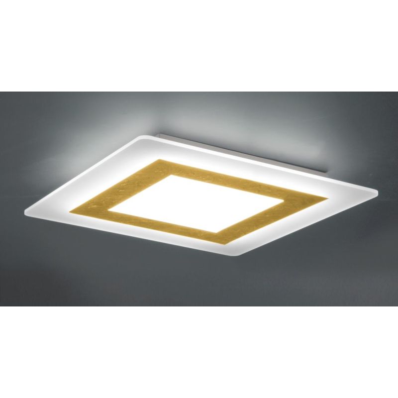 OBLIO Q50 PLAFONIERA QUADRATA MEDIA 48X48 CM LED 45W MODERNA 14 COLORI DI PROMOINGROSS PROMOINGROSS - Cristalensi Shop Online