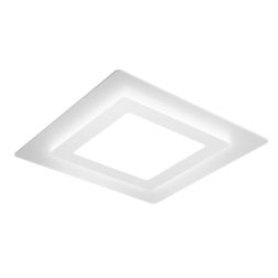 OBLIO 60 PLAFONIERA QUADRATA GRANDE 63X63 CM LED 60W MODERNA 14 COLORI DI PROMOINGROSS PROMOINGROSS - Cristalensi Shop Online
