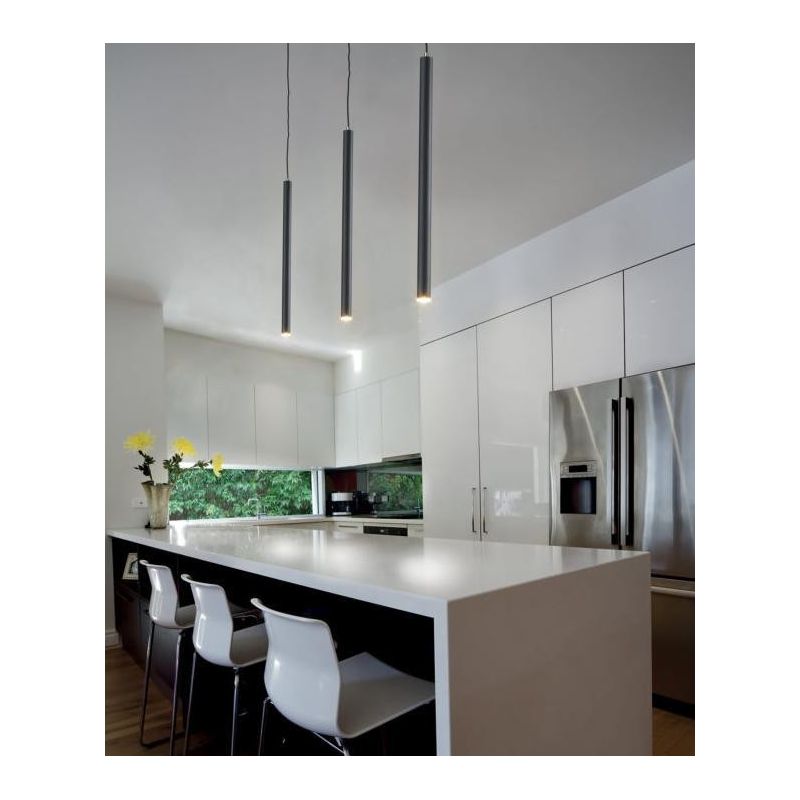 TUBE LED 5W 3000K ALIMENTAZIONE 230V BIANCO TORTORA NERO MODERNO ONDALUCE ONDALUCE CICIRIELLO - Cristalensi Shop Online
