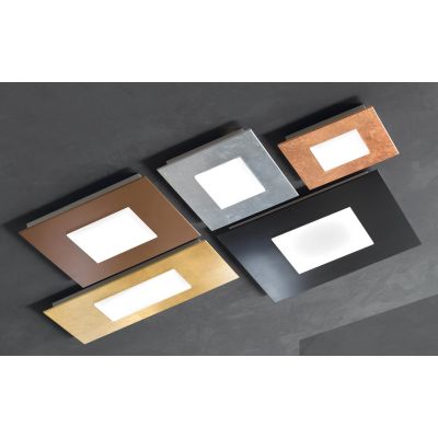 PIXEL Q35 APPLIQUE PLAFONIERA QUADRATA 35X35 CM LED 26W CORNICE IN 14 COLORI PROMOINGROSS - Cristalensi Shop Online