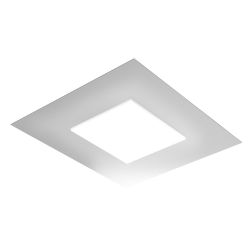 PIXEL Q50 PLAFONIERA QUADRATA 50x50 CM LED 40W CORNICE IN 14 COLORI MODERNA PROMOINGROSS - Cristalensi Shop Online 2