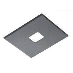 SPARTA PICCOLA PLAFONIERA QUADRATA CM 20X20 MODERNA 14 COLORI LAMPADINA ATTACCO GX53 PROMOINGROSS - Cristalensi Shop Online