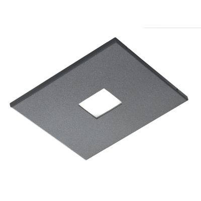SPARTA PICCOLA PLAFONIERA QUADRATA CM 20X20 MODERNA 14 COLORI LAMPADINA ATTACCO GX53 PROMOINGROSS - Cristalensi Shop Online