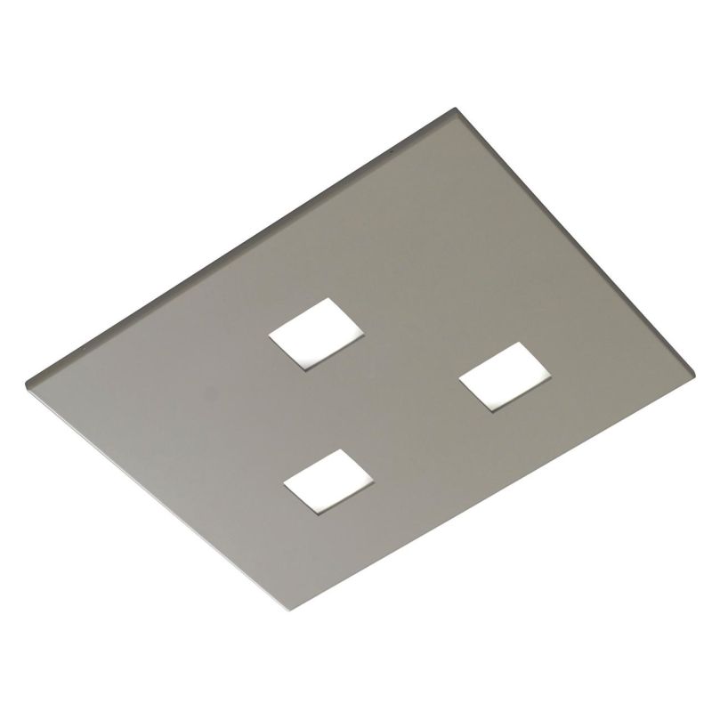 SPARTA PLAFONIERA QUADRATA CM 35X35 MODERNA IN 14 COLORI CON LAMPADINE 3xGX53 PROMOINGROSS - Cristalensi Shop Online