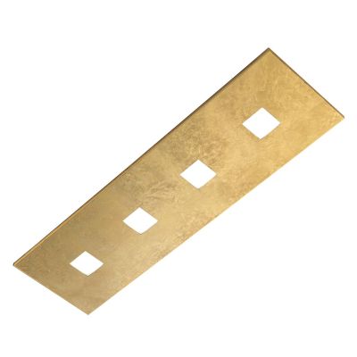 SPARTA PLAFONIERA RETTANGOLARE CM 70X20 MODERNA 14 COLORI LAMPADINE 4xGX53 PROMOINGROSS - Cristalensi Shop Online