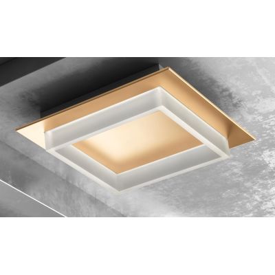 SQUARE Q35 PLAFONIERA QUADRATA 35X35 CM LED 28W MODERNA 14 COLORI DI PROMOINGROSS PROMOINGROSS - Cristalensi Shop Online