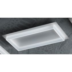 SQUARE R70 PLAFONIERA RETTANGOLARE 14 COLORI CM 70X35 LED INTEGRATO 40W MODERNA CON SWITCH PROMOINGROSS - Cristalensi Shop Onlin