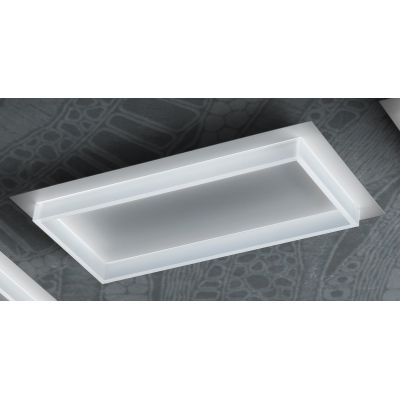 SQUARE R70 PLAFONIERA RETTANGOLARE 14 COLORI CM 70X35 LED INTEGRATO 40W MODERNA CON SWITCH PROMOINGROSS - Cristalensi Shop Onlin