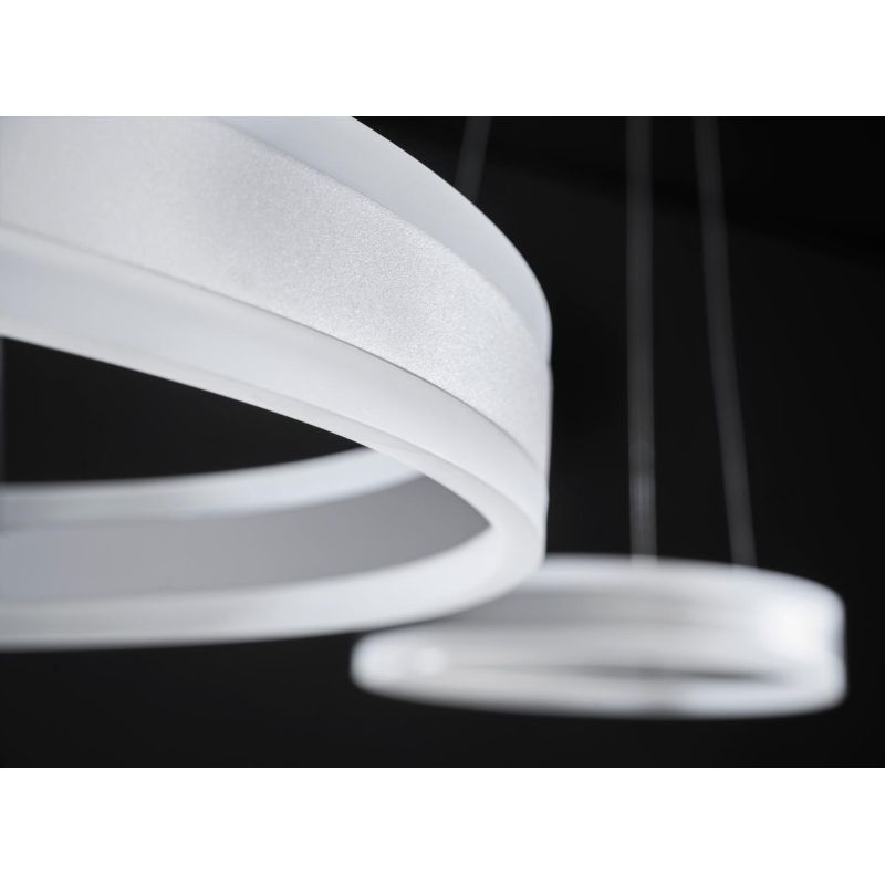 TWIN S40 SOSPENSIONE IN METALLO 14 COLORI LED 29W MODERNA ED ECONOMICA D40 CM PROMOINGROSS - Cristalensi Shop Online