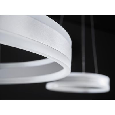 TWIN S80 SOSPENSIONE LED 96W METALLO 14 COLORI DIMMERABILE DINAMICO DA 3000K A 6000K CON TELECOMANDO PROMOINGROSS - Cristalensi