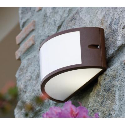 UMBE APPLIQUE ESTERNO IP54 DI COLORE BIANCO CORTEN ANTRACITE O GRIGIO ALLUMINIO Sovil - Cristalensi Shop Online
