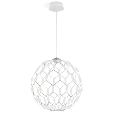 WELL S60 LAMPADARIO SOSPENSIONE DIAMETRO 60 CM LED 72W DIMMERABILE MODERNO BIANCO PROMOINGROSS - Cristalensi Shop Online
