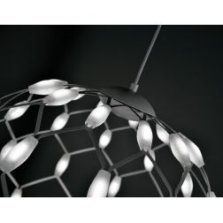 WELL S60 LAMPADARIO SOSPENSIONE DIAMETRO 60 CM LED 72W DIMMERABILE MODERNO BIANCO PROMOINGROSS - Cristalensi Shop Online 2