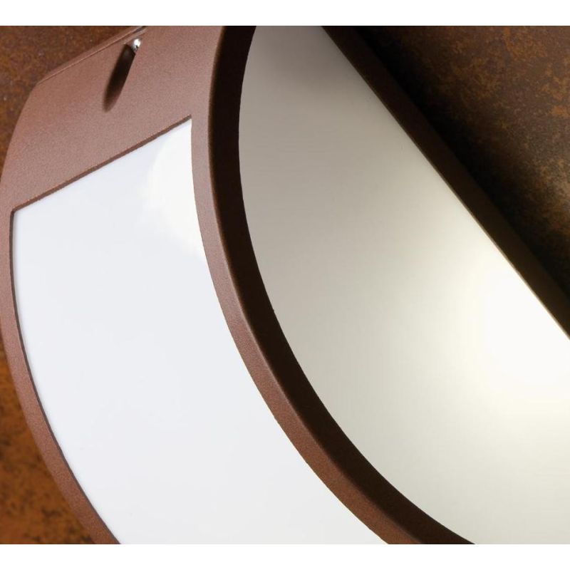 UMBE APPLIQUE ESTERNO IP54 DI COLORE BIANCO CORTEN ANTRACITE O GRIGIO ALLUMINIO Sovil - Cristalensi Shop Online
