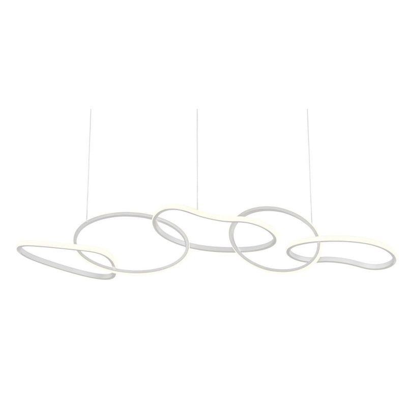 BIAS SOSPENSIONE MODERNA LED 120W DIMMERABILE NERA,BIANCA O ORO LARGHEZZA CM 150 Redo Group - Cristalensi Shop Online