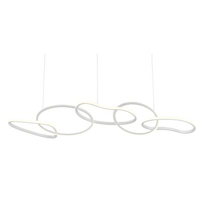 BIAS SOSPENSIONE MODERNA LED 120W DIMMERABILE NERA,BIANCA O ORO LARGHEZZA CM 150 Redo Group - Cristalensi Shop Online