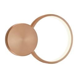 CRONOS APPLIQUE MODERNA AD ANELLO BRONZO,BIANCA O NERA LED 29W LUCE 3000K DIMMERABILE Redo Group - Cristalensi Shop Online 2