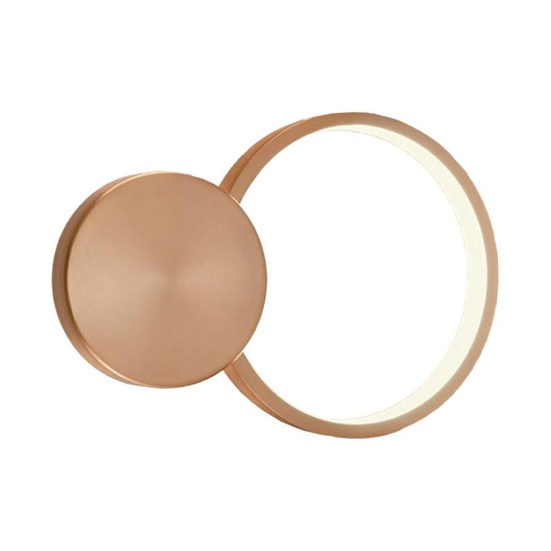 CRONOS APPLIQUE MODERNA AD ANELLO BRONZO,BIANCA O NERA LED 29W LUCE 3000K DIMMERABILE Redo Group - Cristalensi Shop Online