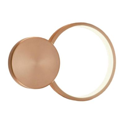 CRONOS APPLIQUE MODERNA AD ANELLO BRONZO,BIANCA O NERA LED 29W LUCE 3000K DIMMERABILE Redo Group - Cristalensi Shop Online
