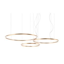 ORBIT SOSPENSIONE CON 3 ANELLI LED 163W DIMMERABILE BRONZO, BIANCA O NERA Redo Group - Cristalensi Shop Online 2