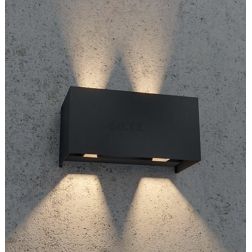 VARY APPLIQUE DA ESTERNI IP54 LED 20W LUCE 3000K O 4000K CON FLUSSO REGOLABILE 3 COLORI Redo Group - Cristalensi Shop Online