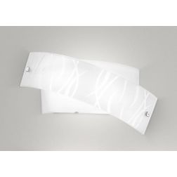 AGNESE LAMPADA DA PARETE IN VETRO DI GEA LUCE MISURA PICCOLA BIANCA GEA LUCE - Cristalensi Shop Online 2