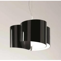 PAPIRO SOSPENSIONE SINGOLA IN VETRO DIAMETRO CM 50 IN 5 FINITURE Selene Illuminazione - Cristalensi Shop Online 2