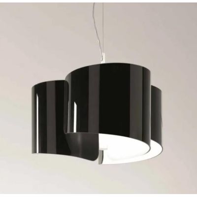 PAPIRO SOSPENSIONE SINGOLA IN VETRO DIAMETRO CM 50 IN 5 FINITURE Selene Illuminazione - Cristalensi Shop Online