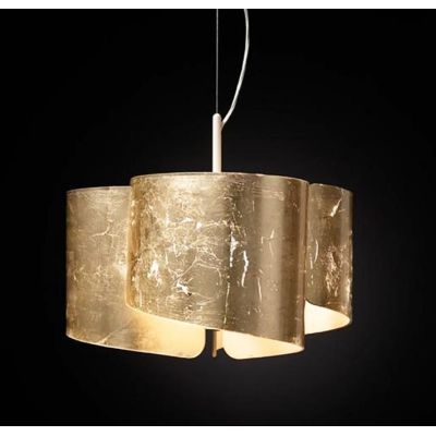 PAPIRO SOSPENSIONE SINGOLA IN VETRO DIAMETRO CM 50 IN 5 FINITURE Selene Illuminazione - Cristalensi Shop Online