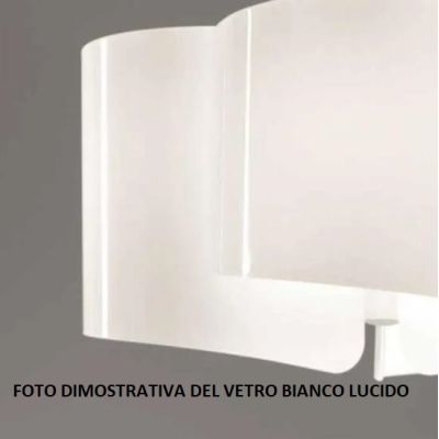 PAPIRO SOSPENSIONE SINGOLA IN VETRO DIAMETRO CM 65 IN 5 FINITURE COLORE Selene Illuminazione - Cristalensi Shop Online