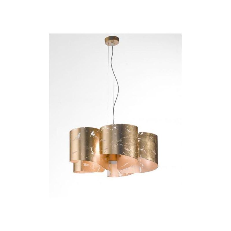 PAPIRO SOSPENSIONE SINGOLA IN VETRO DIAMETRO CM 65 IN 5 FINITURE COLORE Selene Illuminazione - Cristalensi Shop Online