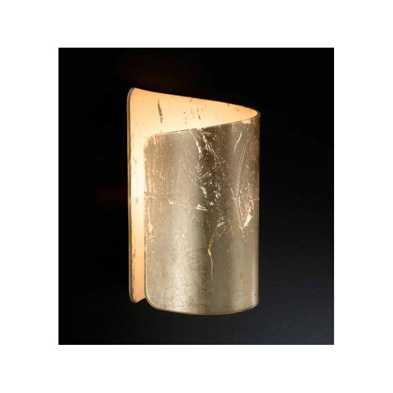PAPIRO APPLIQUE IN VETRO ALTEZZA CM 25 IN 5 FINITURE COLORE Selene Illuminazione - Cristalensi Shop Online