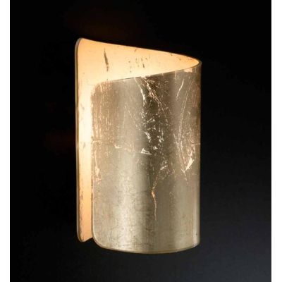 PAPIRO APPLIQUE IN VETRO ALTEZZA CM 25 IN 5 FINITURE COLORE Selene Illuminazione - Cristalensi Shop Online