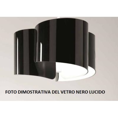 PAPIRO PLAFONIERA IN VETRO DIAMETRO CM 46 IN 5 FINITURE COLORE Selene Illuminazione - Cristalensi Shop Online
