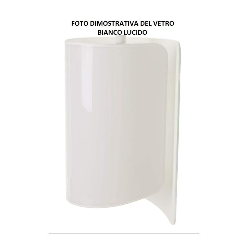 PAPIRO LUMETTO IN VETRO ALTEZZA CM 38 IN 5 FINITURE COLORE Selene Illuminazione - Cristalensi Shop Online