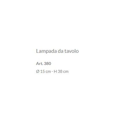 PAPIRO LUMETTO IN VETRO ALTEZZA CM 38 IN 5 FINITURE COLORE Selene Illuminazione - Cristalensi Shop Online