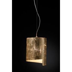 SOSPENSIONE PAPIRO IN VETRO DIAMETRO CM 26 IN 5 FINITURE COLORE Selene Illuminazione - Cristalensi Shop Online 2