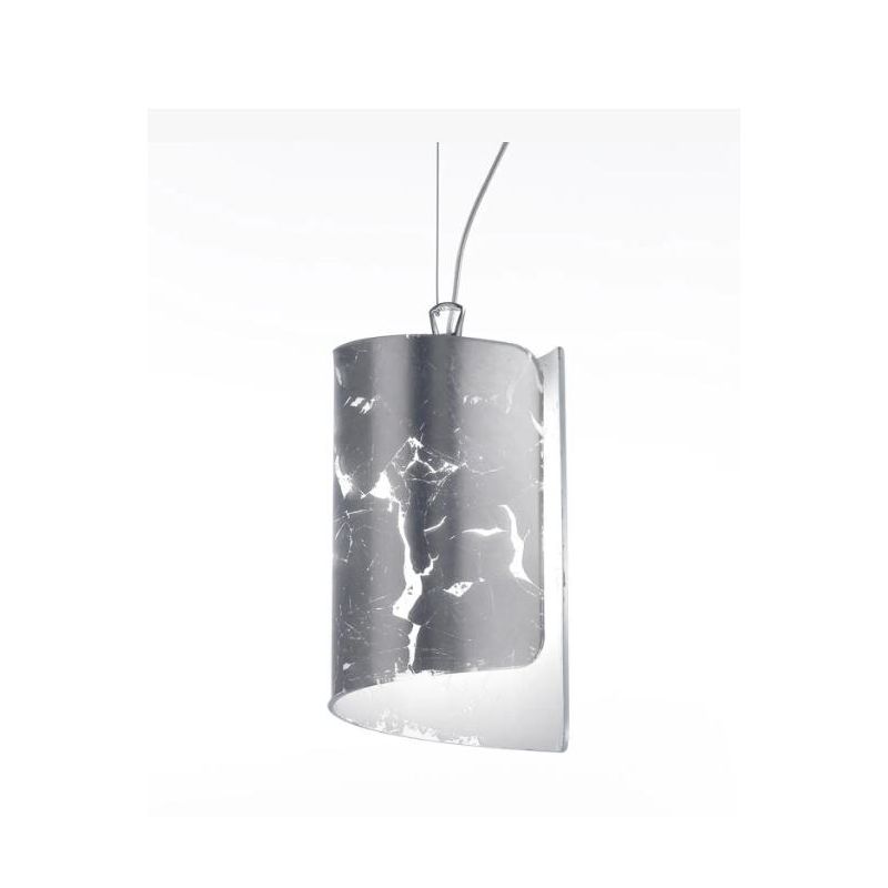 SOSPENSIONE PAPIRO IN VETRO DIAMETRO CM 26 IN 5 FINITURE COLORE Selene Illuminazione - Cristalensi Shop Online