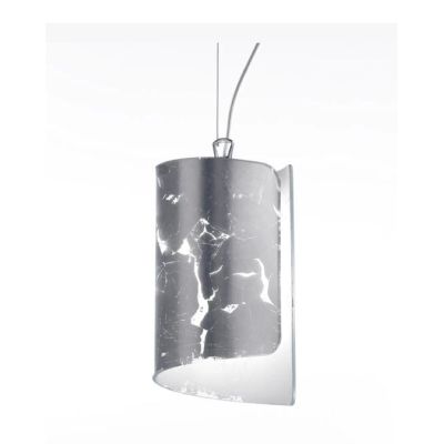 SOSPENSIONE PAPIRO IN VETRO DIAMETRO CM 26 IN 5 FINITURE COLORE Selene Illuminazione - Cristalensi Shop Online