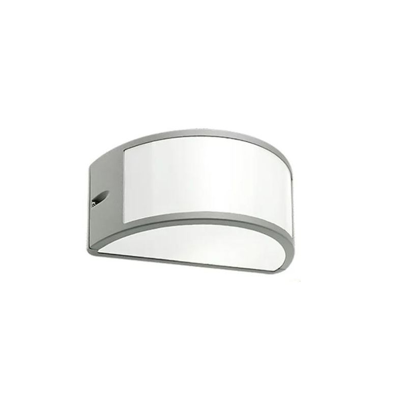 UMBE APPLIQUE ESTERNO IP54 DI COLORE BIANCO CORTEN ANTRACITE O GRIGIO ALLUMINIO Sovil - Cristalensi Shop Online