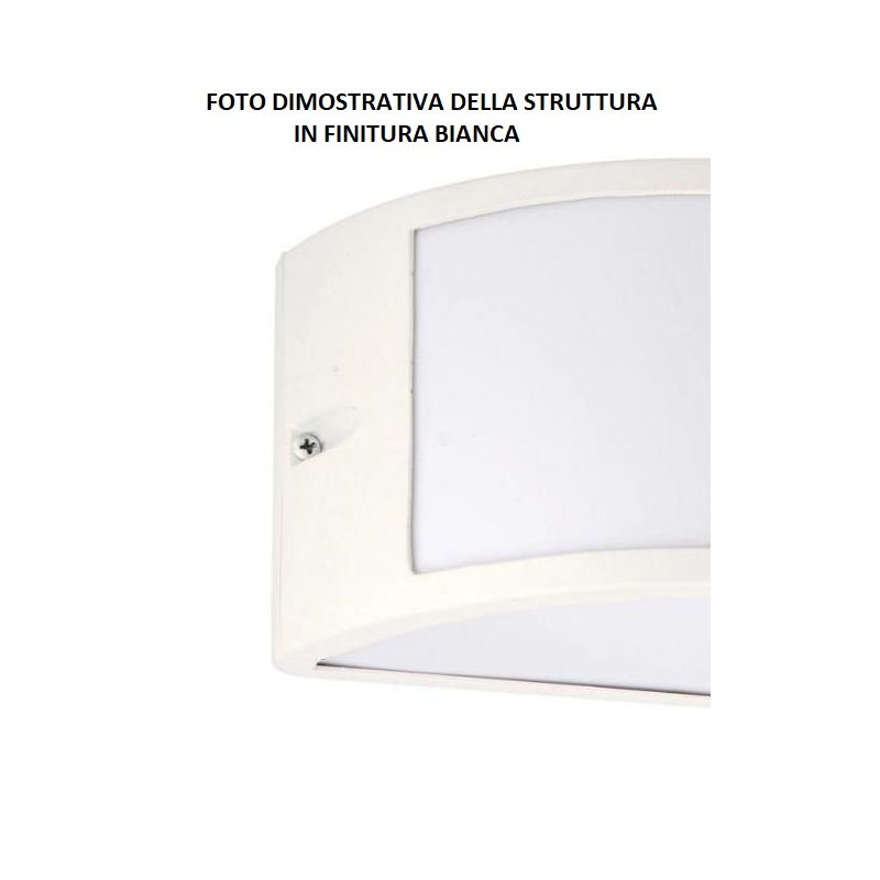 UMBE CHIUSA APPLIQUE DA ESTERNO IP54 BIANCA ANTRACITE CORTEN GRIGIO ALLUMINIO ECONOMICA Sovil - Cristalensi Shop Online
