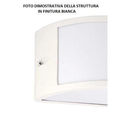 UMBE CHIUSA APPLIQUE DA ESTERNO IP54 BIANCA ANTRACITE CORTEN GRIGIO ALLUMINIO ECONOMICA Sovil - Cristalensi Shop Online