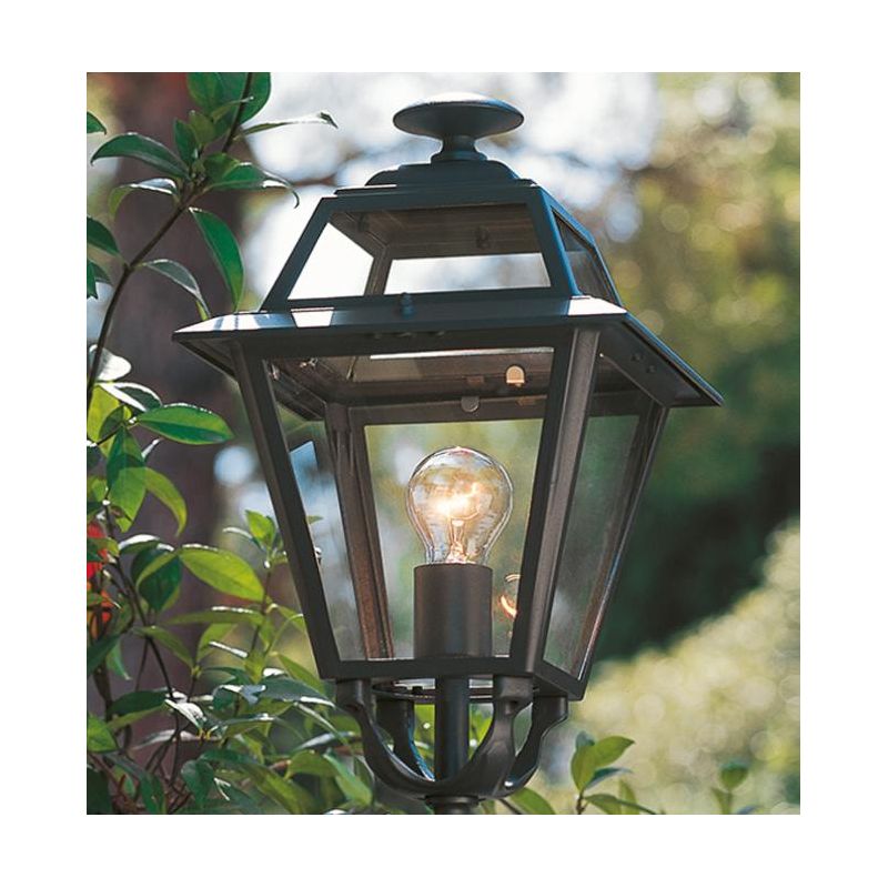 ELEGANCE LAMPIONE PER ESTERNO H241 IN ALLUMINIO ANTRACITE E DIFFUSORI IN VETRO Sovil - Cristalensi Shop Online
