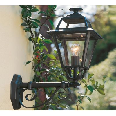 ELEGANCE LANTERNA APPLIQUE PER ESTERNO IN ALLUMINIO ANTRACITE E DIFFUSORI IN VETRO Sovil - Cristalensi Shop Online