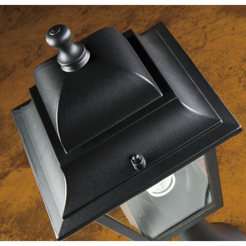 AMALFI LAMPIONE ESTERNO ALLUMINIO NERO DIFFUSORI VETRO ALTEZZA 175 CM SOVIL Sovil - Cristalensi Shop Online