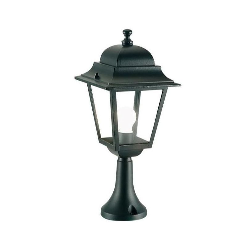 AMALFI LANTERNA PALETTO PER ESTERNO H62 IN ALLUMINIO NERO DIFFUSORI IN VETRO Sovil - Cristalensi Shop Online