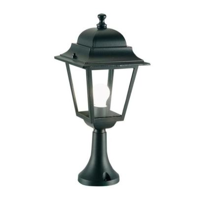 AMALFI LANTERNA PALETTO PER ESTERNO H62 IN ALLUMINIO NERO DIFFUSORI IN VETRO Sovil - Cristalensi Shop Online